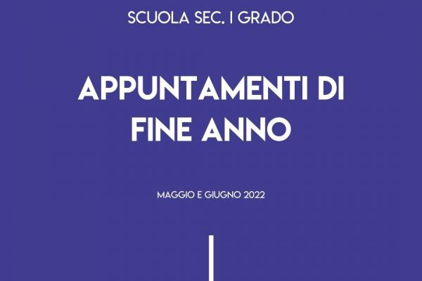 Appuntamenti Fine Anno 2022 Orsoline Medie 600x400