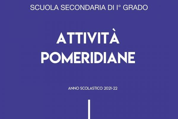 Attività Pomeridiane Secondaria I Grado 2021 Como Orsoline 600x400