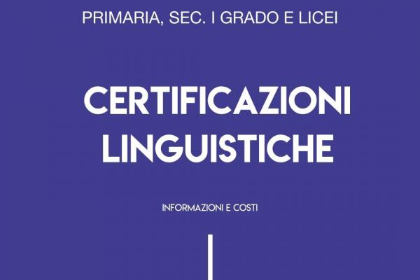 Certificazioni Linguistiche 2021 Orsoline 600x400
