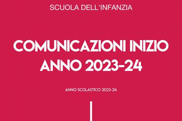 2022 23 Infanzia Comunicazioni Inizio Anno Orsoline Como 600x400