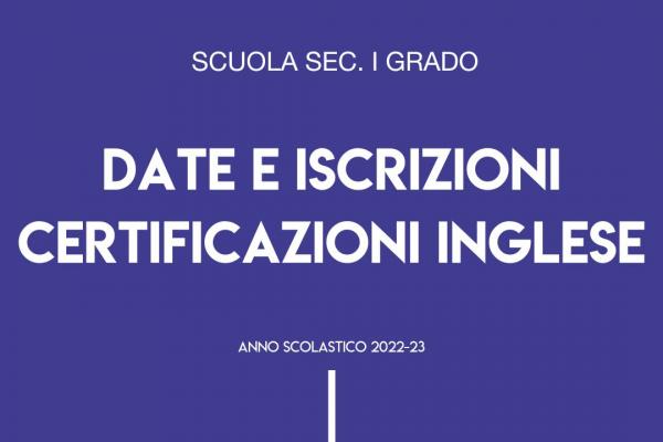 2022 23 Medie Certificazioni Inglese Date Iscrizioni 600x400