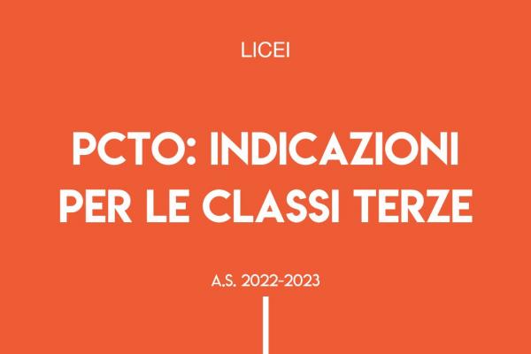 2022 23 Licei PCTO Indicazioni Lettera Genitori 600x400