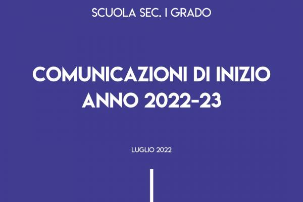 Comunicazioni Inizio Anno 2022 23 Medie Orsoline 600x400