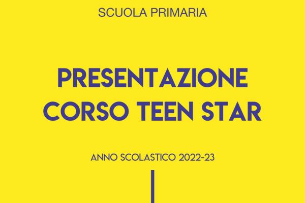 2022 23 Primaria Presentazione Corso Teen Star 600x400