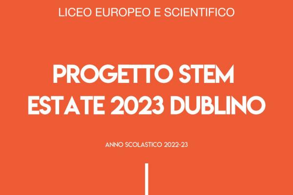 2022 23 Licei Progetto Stem Dublino Estero Estate 600x400