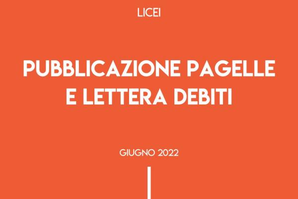 2022 Licei Pagelle Lettera Debiti 600x400
