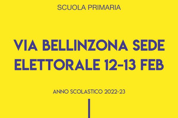 2022 23 Primaria Via Bellinzona Sede Elettorale 600x400