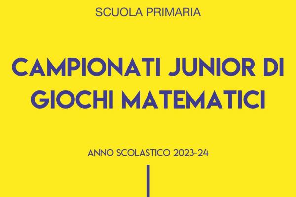 2023 24 Como Primaria Campionati Junior Giochi Matematici 600x400