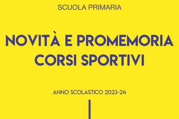 2023 24 Primaria Corsi Sportivi 600x400